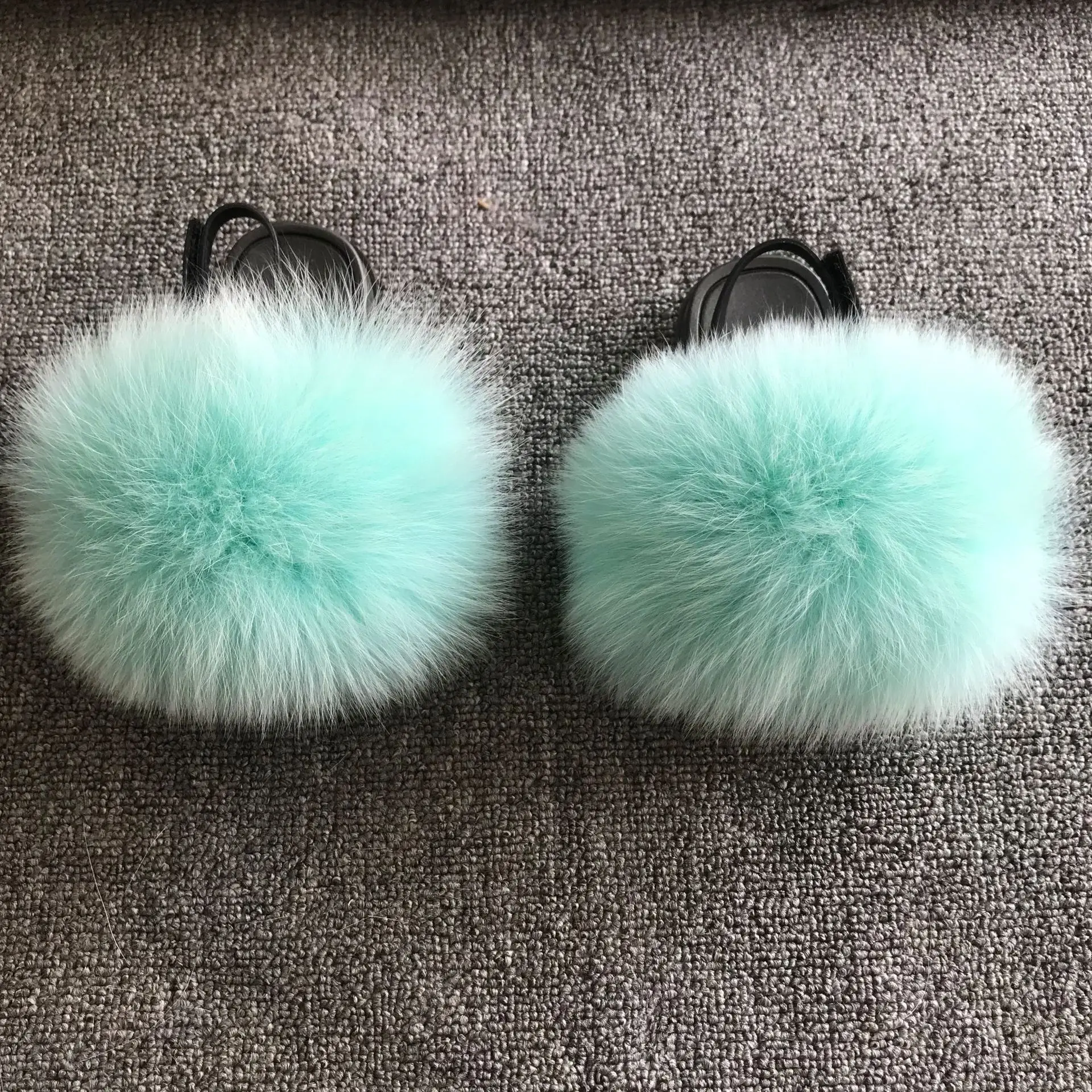 Bulk-buy Winter Children′s Cute Rabbit Plush Slippers Boys Home Indoor  Shoes Furry Kids Slippers price comparison