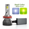 Dual Color(please purchase 2 pcs bulbs as 1 pair)
