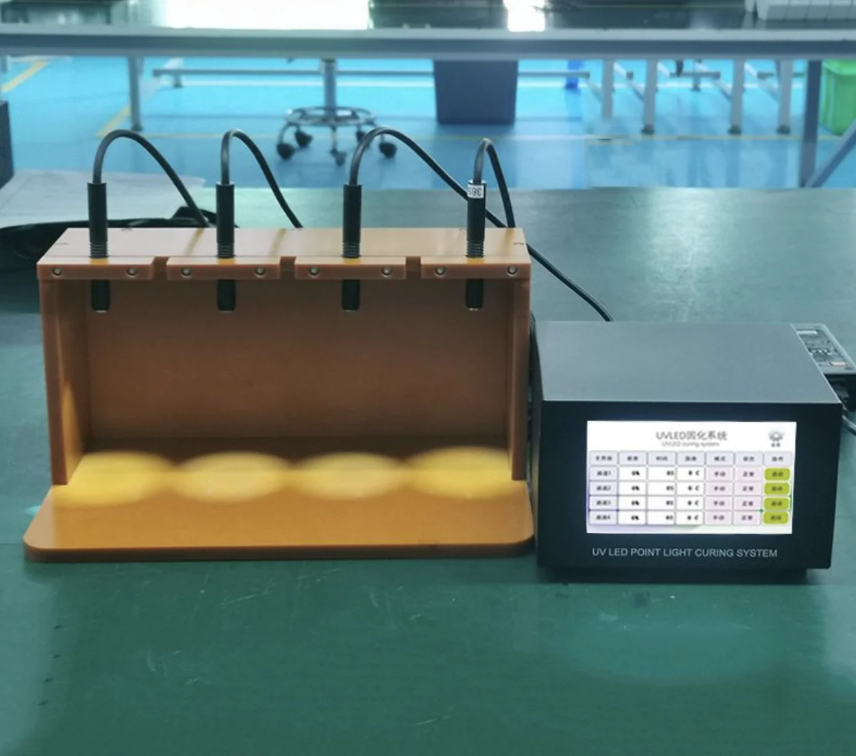 Эффективная светодиодная система точечного отверждения 60 Вт контроллер до 4 ламп