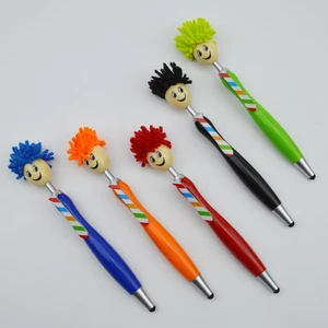 High Quality Doll Head Writing Multi Functional Design Cute Ballpoint Pen