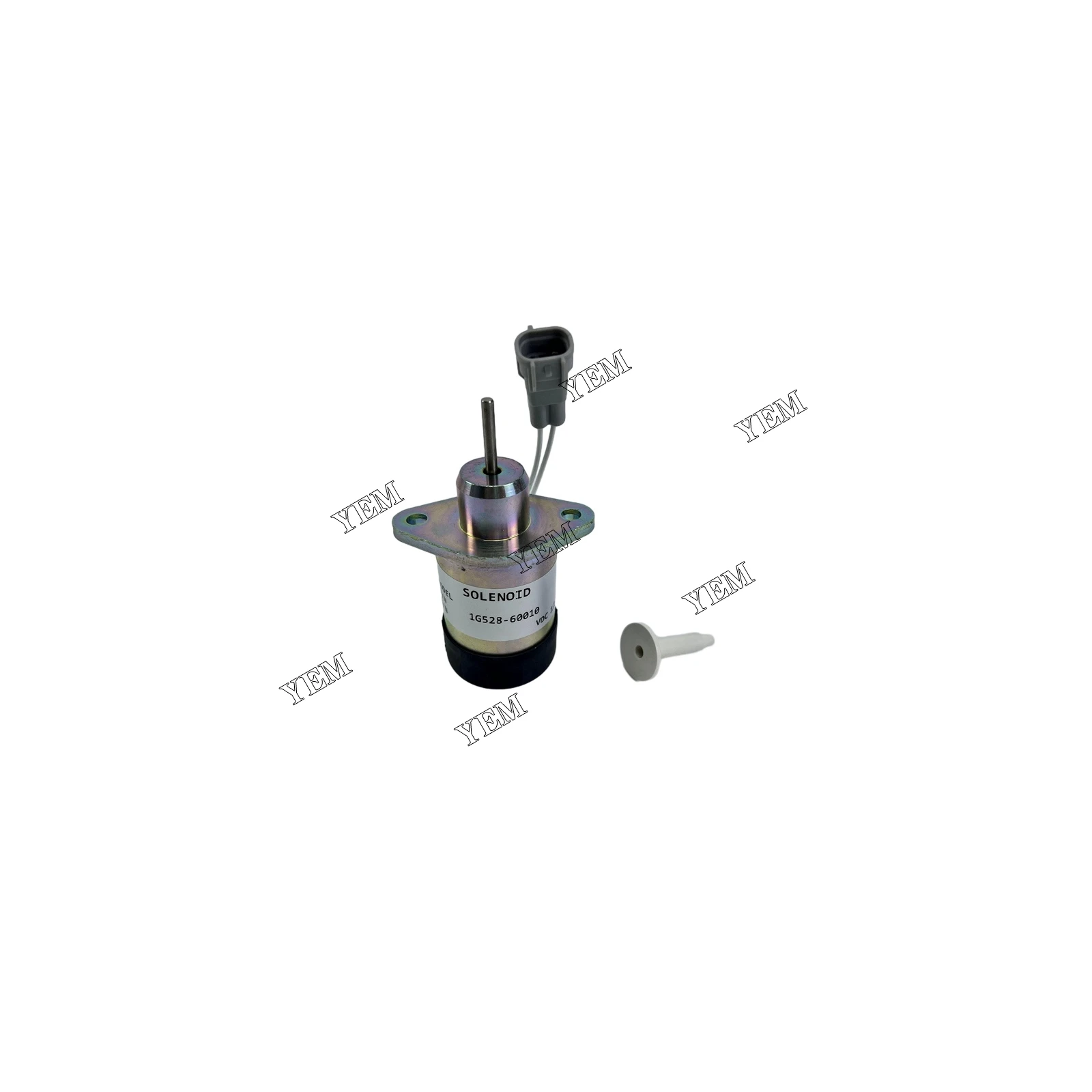 For Kubota Engine V2607 Solenoid Valve 1G528-60010 1E369-60011 12V Spare Part Engine Repair Kit