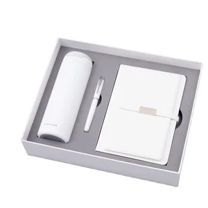 Wholesale Promotional Luxury Gift Items Notebook A5 Leather Journal Customized Business Office Diary Corporate Gift Set With Pen