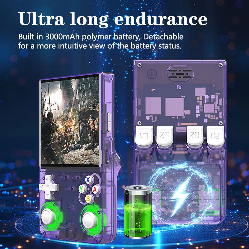 New Design Joystick R36 Ultra Handheld Game Player 64GB/128G 10000