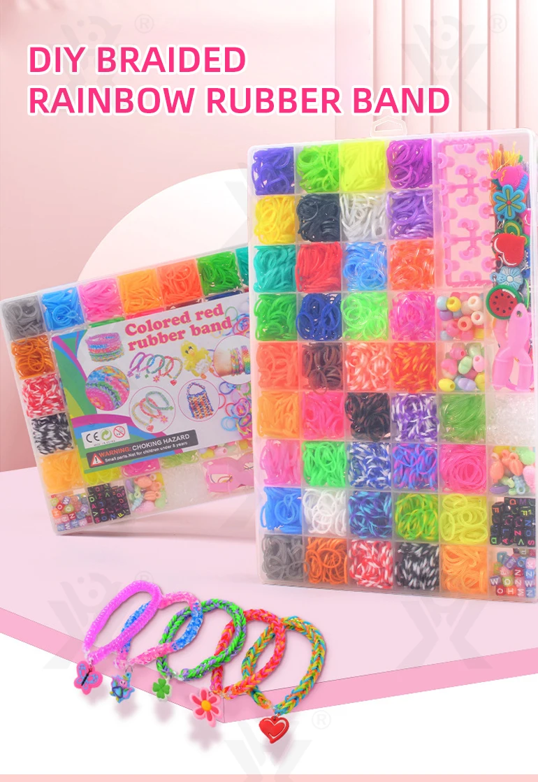 Chengji New Arrivals Toys Colorful Loom Diy Making Art Crafts Elastic