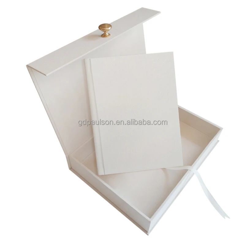 Custom Linen Wedding Photo Album Cover And Packaging Box Buy Linen