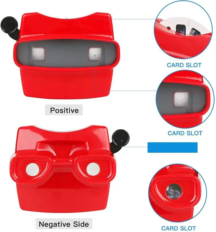viewmaster toy 3d stereo reel viewer