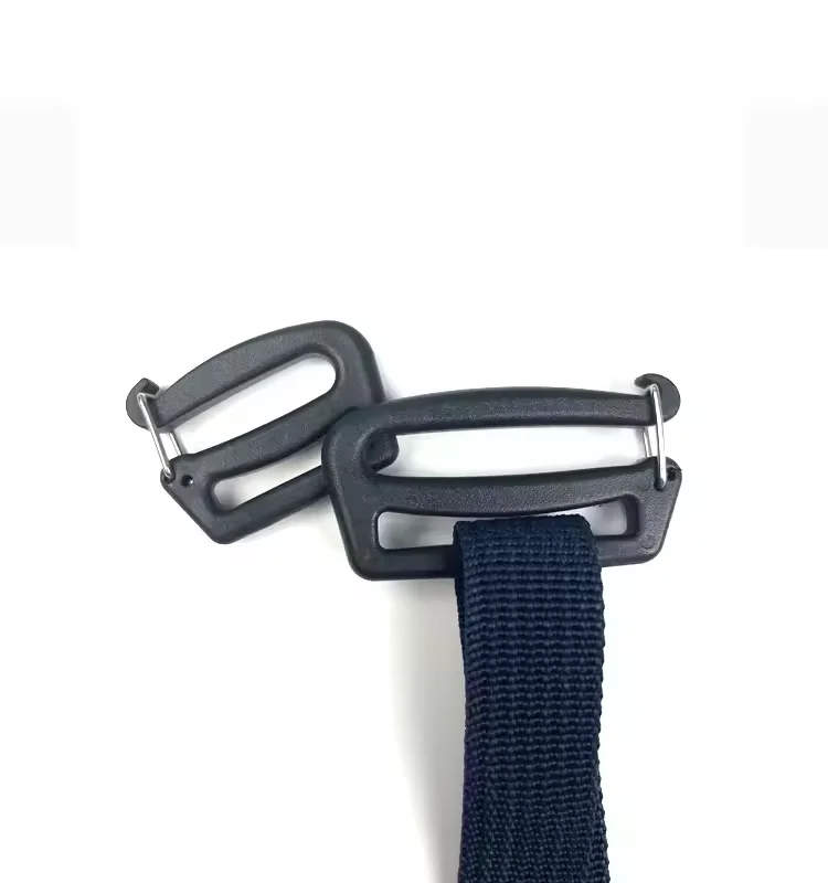 25mm Webbing Connecting Clip Open Plastic Adjustable Metal Wire Spring Ladder Lock G Hook Swivel Snap Buckle for Camera Belt