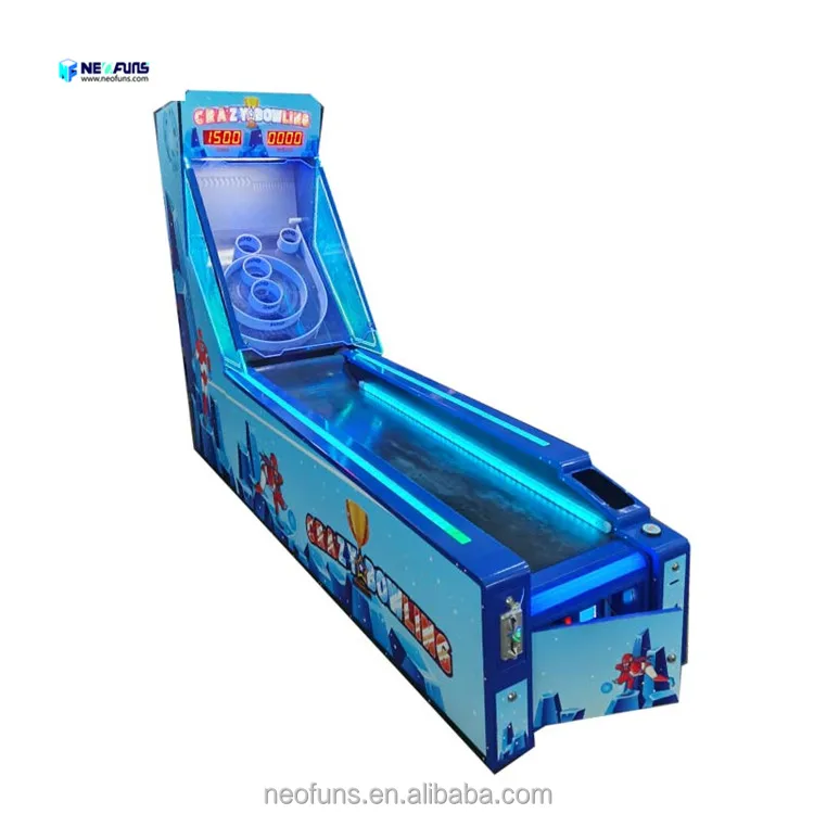 3 Players Coin Operated Game Machine Crazy Bowling Alley Roller Indoor Sport Arcade Games Machine