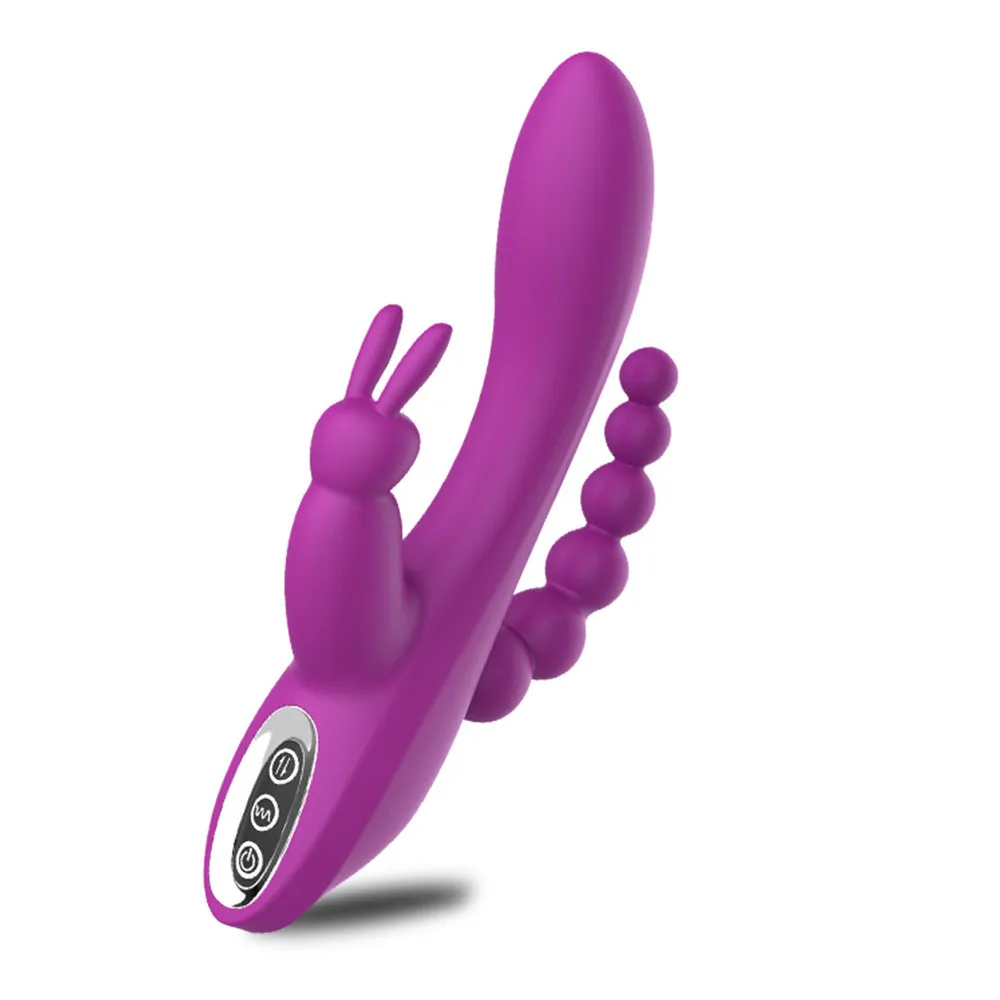 Wholesale Hot sells 3-in-1 G-spot vibrators and dildo vibrators that can also be inserted into the anus vibrator sex toys for woman From m.alibaba picture