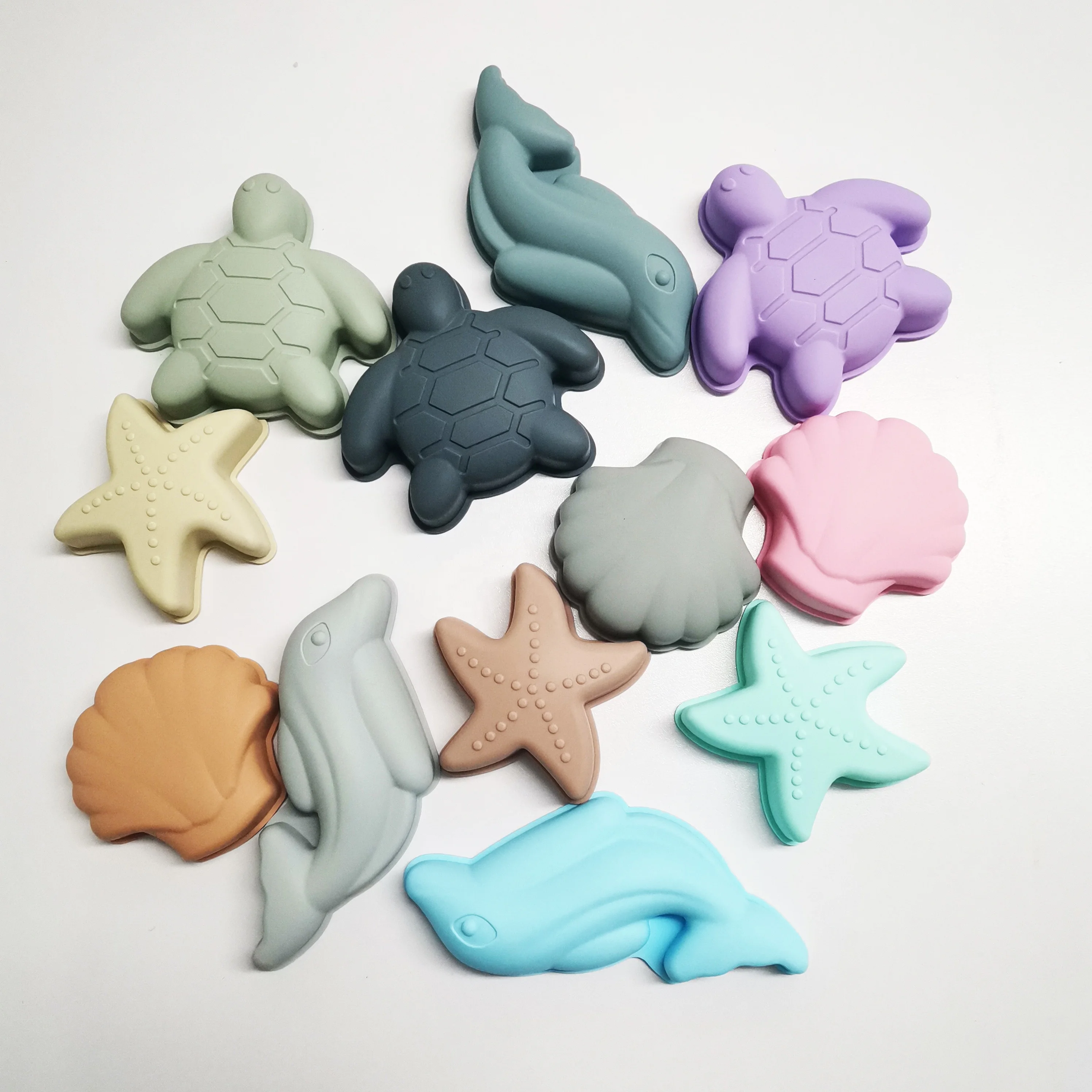 4 шт. Экологичное Силиконовое морские животные ванная комната Забавные игрушки летние пляжные игрушки воды для малышей; Детская одежда