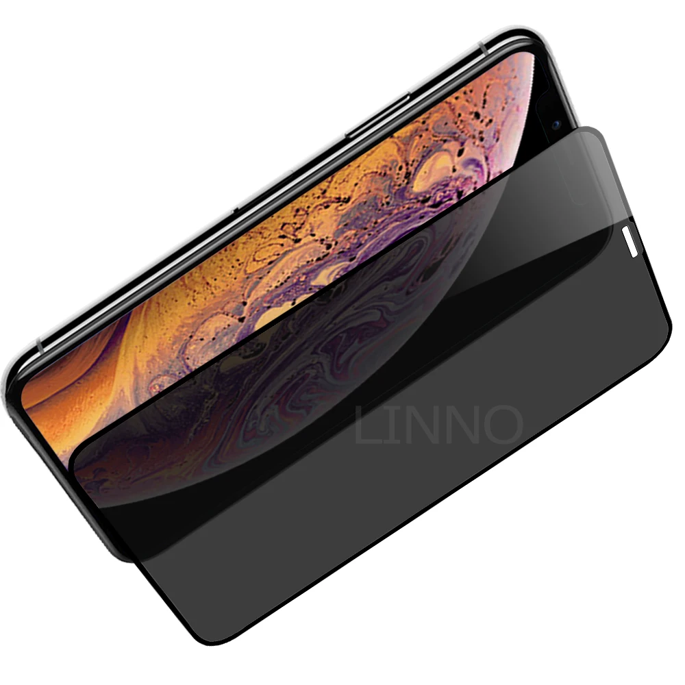 Заводская цена 3D Изогнутые конфиденциальности Анти выглядывания закаленное стекло экран протектор для iPhone 11 Pro MAX