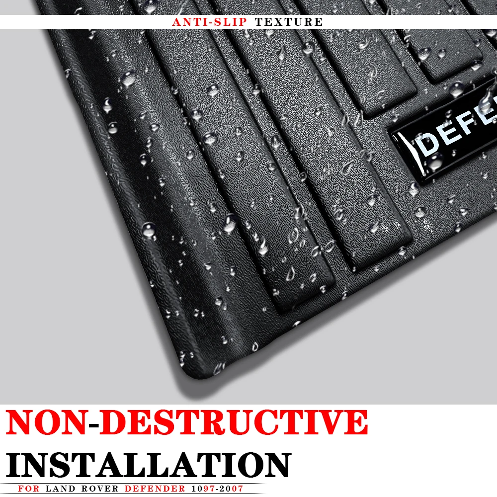 Car Mats for Land Rover Puma Defender 90 110 TDi300 TD5
