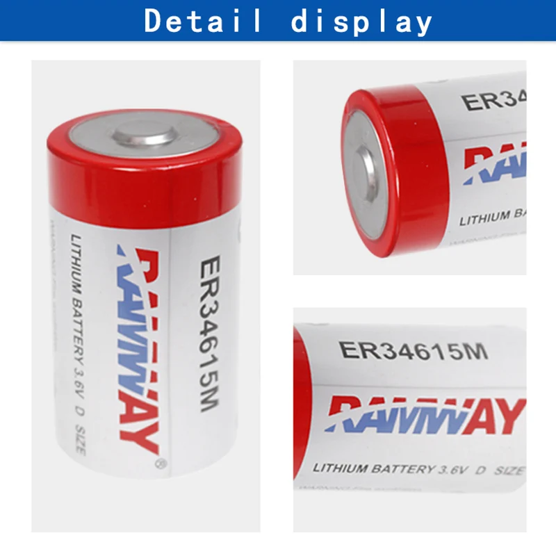 RAMWAY 3.6V ER34615M Lithium Battery 14500mAh for MWD Drilling and ...