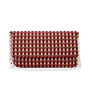 2026 Factory New Luxury Custom L Original Design High Quality Women's Denim Chain Shoulder Bag Diagonal Canvas Portable Winter