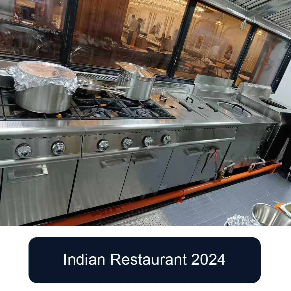 Restaurante Indiano: Solução de Projeto de Cozinha Comercial Chave-na-Mão — Projeto, Equipamentos e Suporte à Instalação