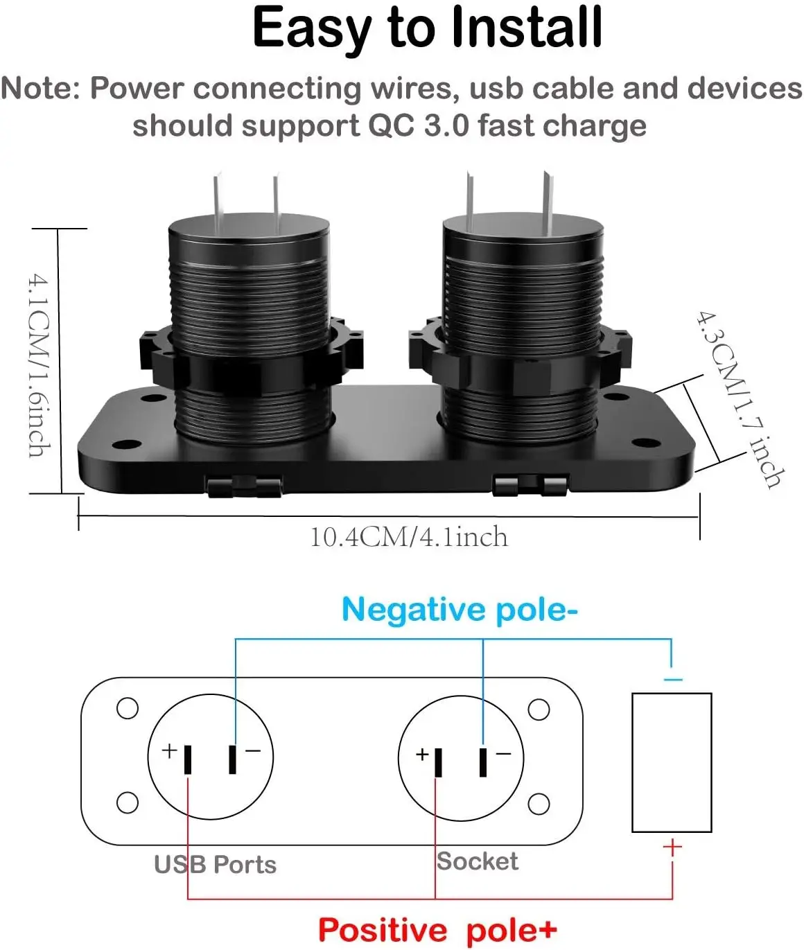 RALLONGE PREMIUM ALLUME-CIGARE 300 CM AVEC PRISE EURO