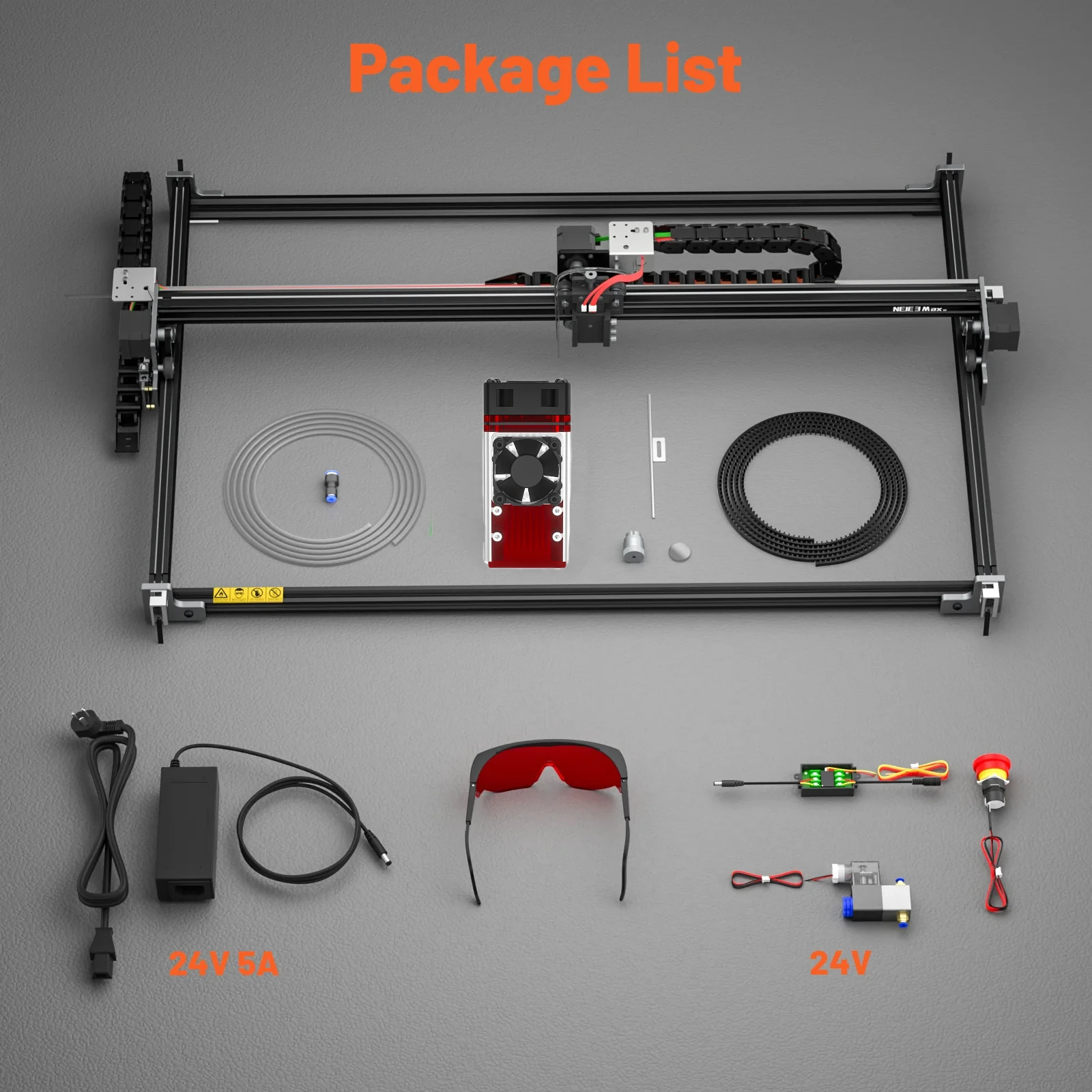 NEJE 3 Max V2 A40640 DIY CNC Laser Engraver Wood Carving Cutting for Acrylic Leather Picture Laser 3d Printer Marking Machine
