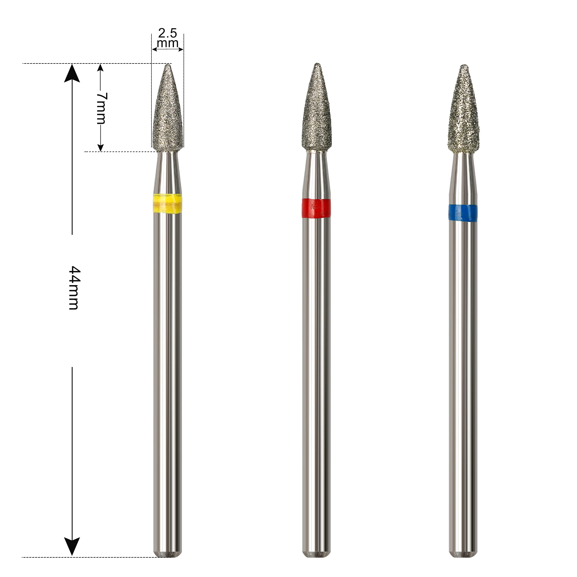 size of the cuticle clean diamond nail drill bit