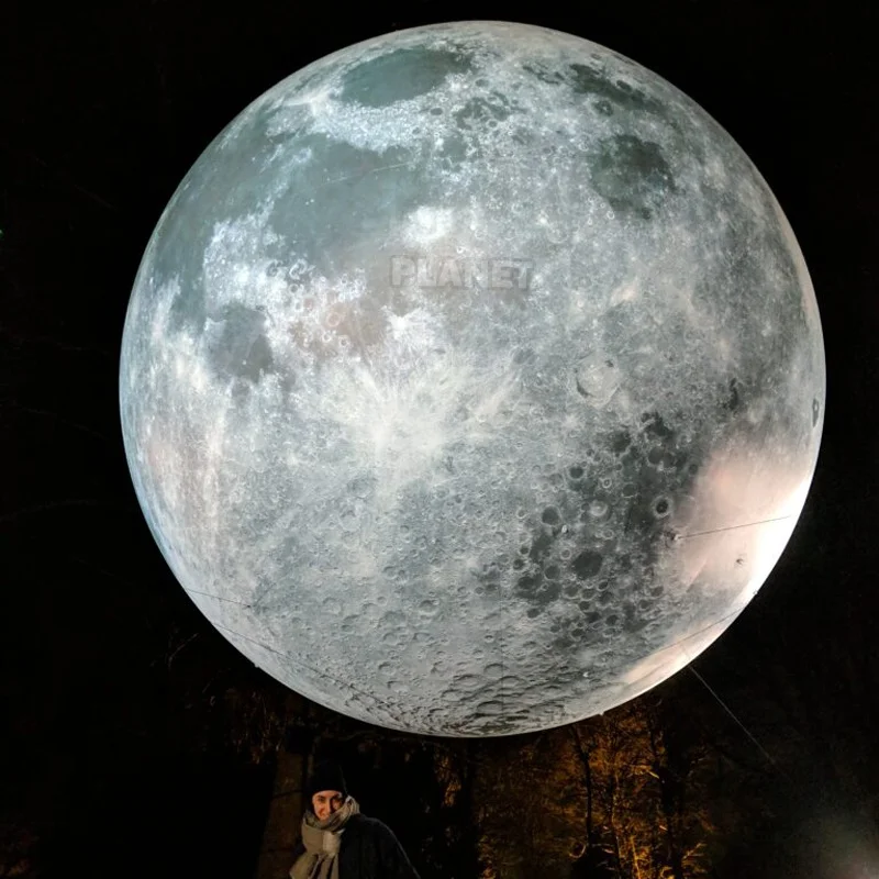 Intex Giant Moon Floating LED Light - 6 Color Changing Pool & Garden Light, 135cm Inflatable