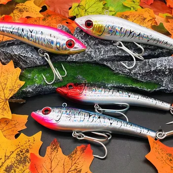 Factory Direct Supply Exclusive Stainless Steel VIB Long-Cast Sinking Artificial Hard Bait for Tuna & Mackerel 70g – Hard Lure – view 4