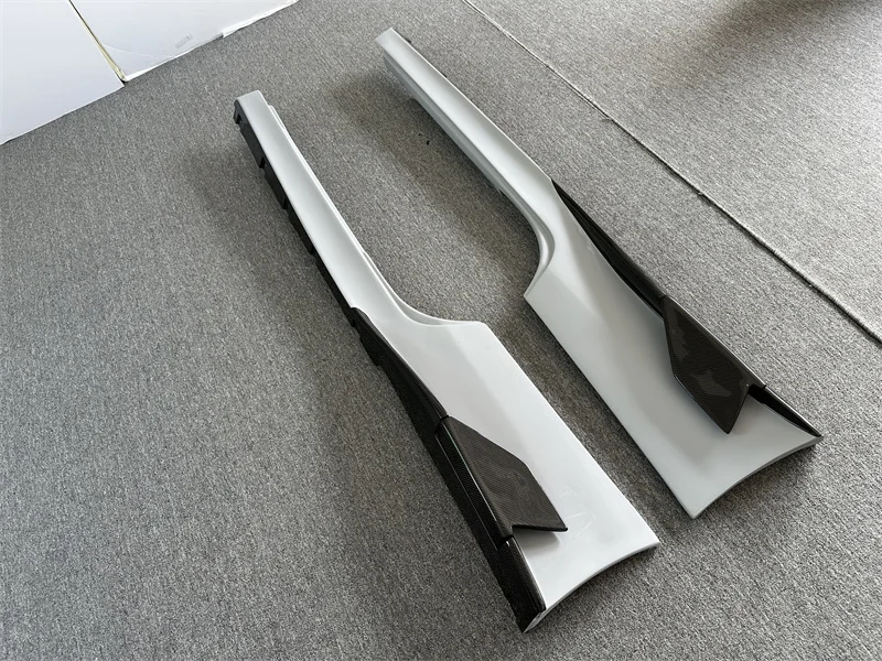 Kit Carrosserie Fibre De Carbone Vrai Pour Ferrari 458 Italia Spider 2011-2013 - Jupes Latérales, Aileron, Lèvre - Neuf