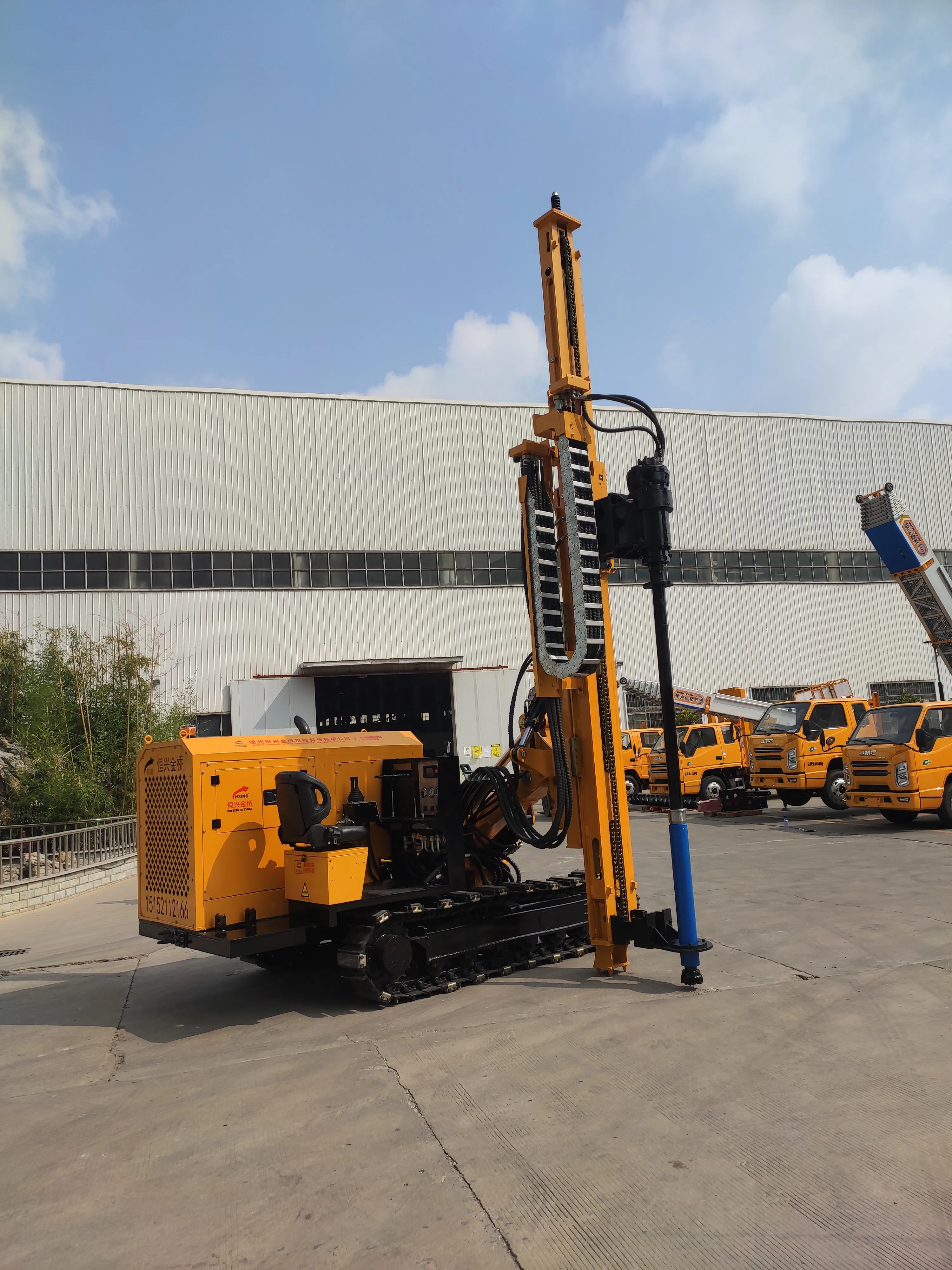 Helical Pier Driver Ground Screw Installation Machine Screw Pile for Ground System