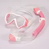 Pink and white set - black silicone