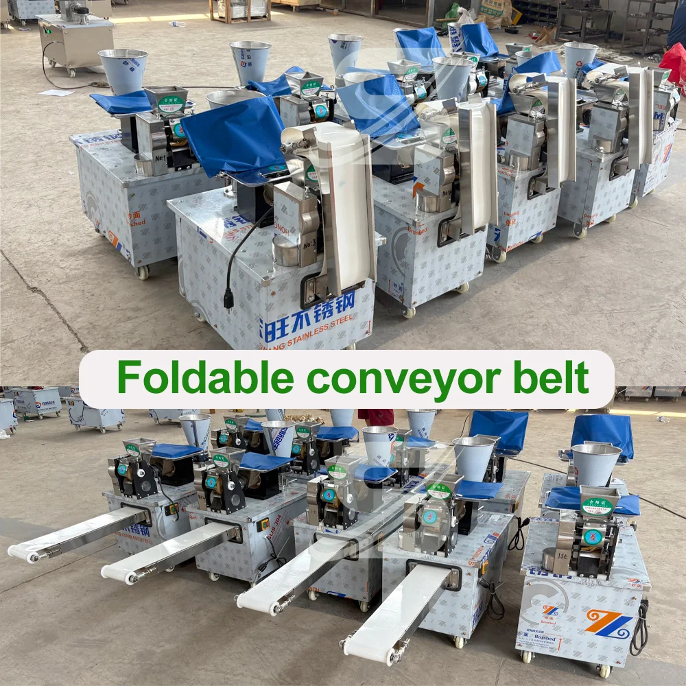 Automatic Curry Puff Forming Dumpling Filling Machine Empanada Make Electric Pierogi Maker Machine Samosa Making Machine Price