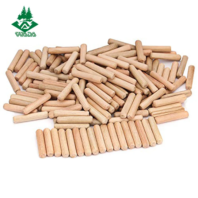 8/12mm Threaded Wood Dowel in China Wooden Dowels Sample Free