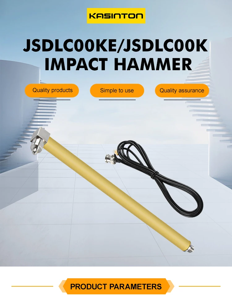 JSDLC00K Hot Selling Customized Hammer Stainless Steel Impact Hammer Modal Testing Force Transducer details