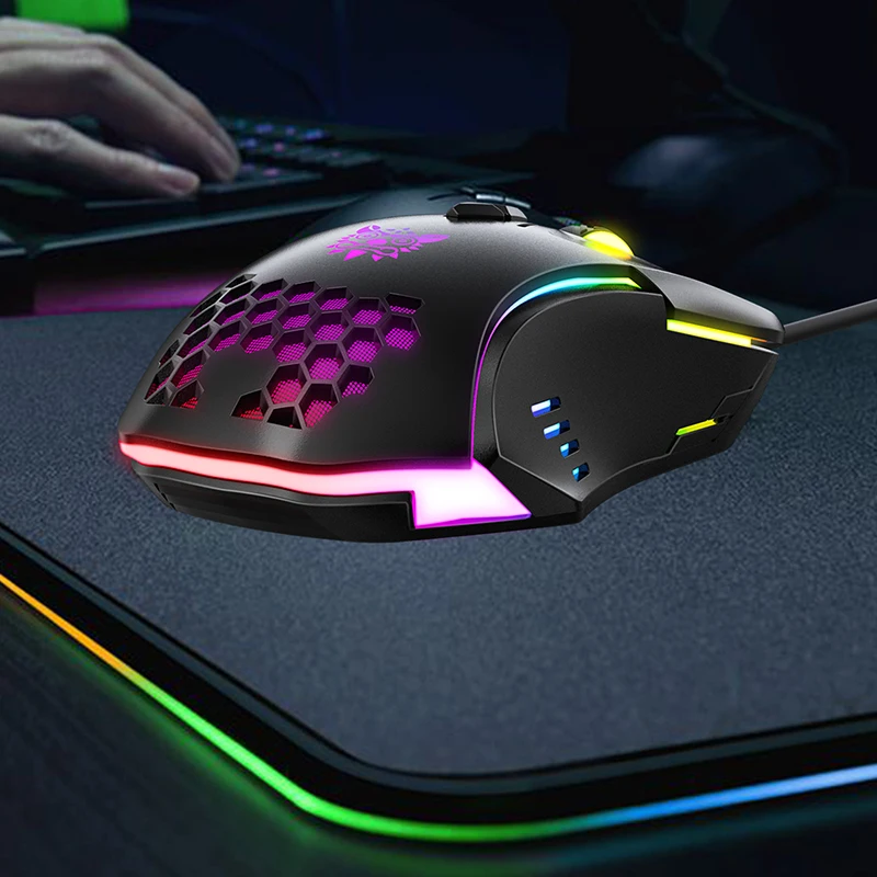 まみむし ONIKUMA CW905 Gaming Mouse - 6400 DPI, Ergonomic, and Wired