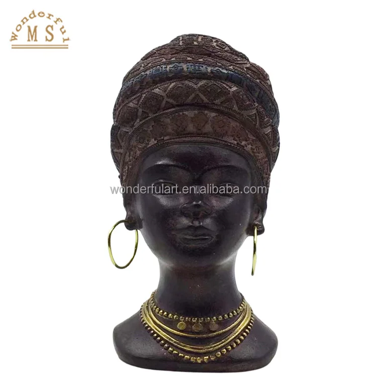 customized resin anime Black Zen Female Buddha home decor small statue figurines sculpture souvenir gifts toy for Buddhism