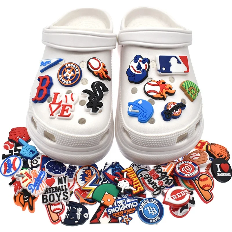 Detroit Tigers Baseball Team Charm For Crocs Shoe Charms - 2 Pieces