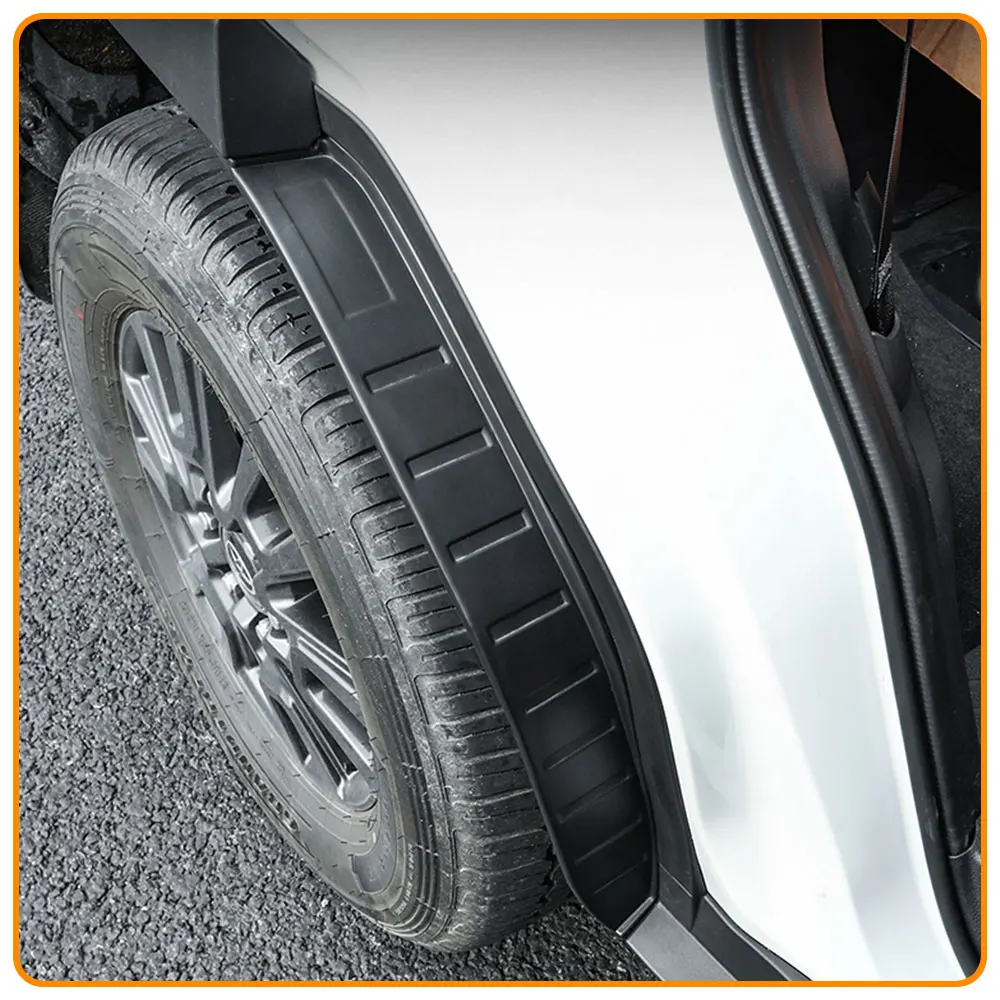2Pcs Fender Car Mudguard Refit Rear Tire Fender Special Decoration Rear Door Lining Fender for Toyota Land Cruiser Prado LC250