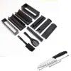English manual-black 10-piece knife set
