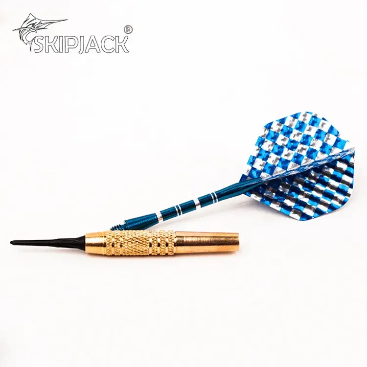 Unicorn Code Blue Set Freccette Soft Tip 21g – Barili In Tungsteno 80% Con Rivestimento Titanio Nero, Alette ULTRAFLY E Alberi Gripper 3, Professionali