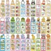 16 coloridos y lindos marcapáginas de cómics para mascotas