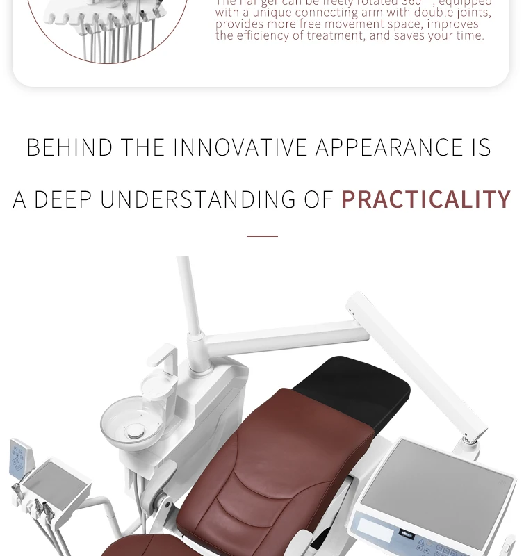 New Type Dental Clinic Equipment Double Water Bottle Dental Unit Dental