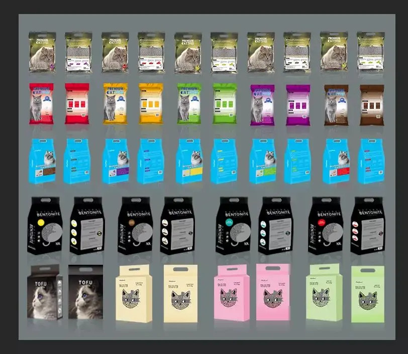 Eco Clean Bentonite Cat Litter Suppliers Oem / Odm Apple Scent Dust