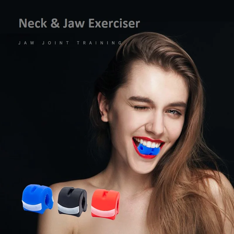 2021 Amazon Newest Silicone Portable Define Jawline Facial Exerciser Jaw and Neck Trainer ball