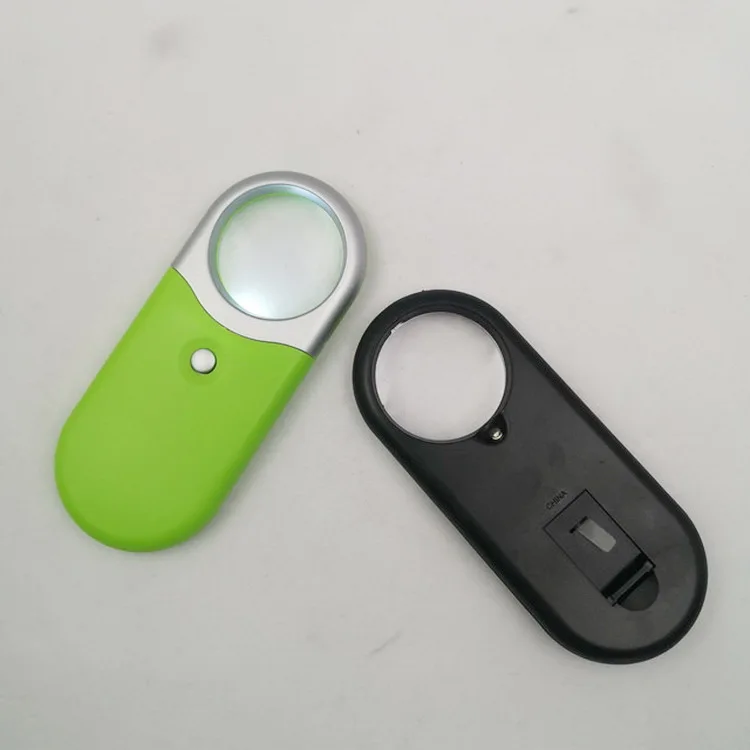Battery Operated Customized ABS Material Glass Led Magnifying Magnifier ...