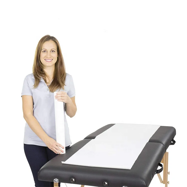 Customizable Disposable Smooth Tissue Material 21g Ultraviolet Light Disinfecting Exam Table Paper Rolls Medical for Patient