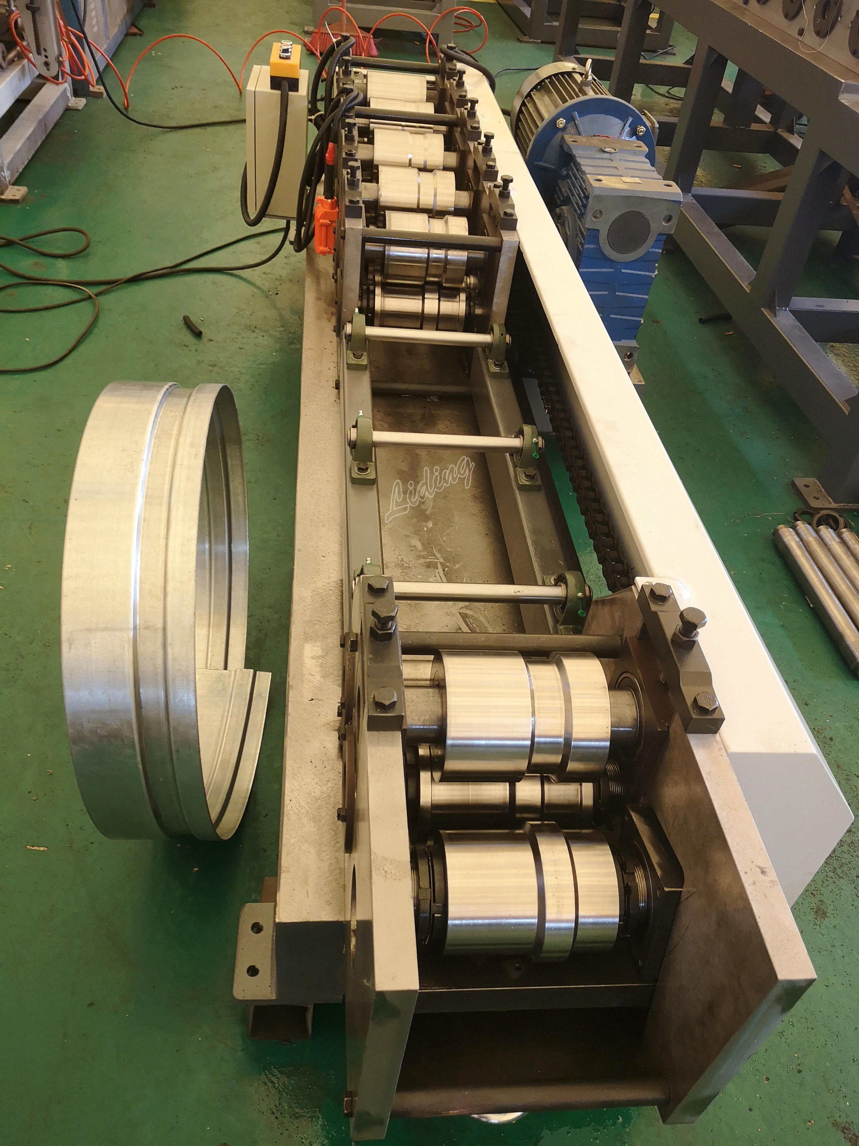 High-Accuracy PLC Controlled Bearing Gear Motor Roller Plate Leveling ...