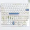 Soy milk mog rounded keycaps-keycaps