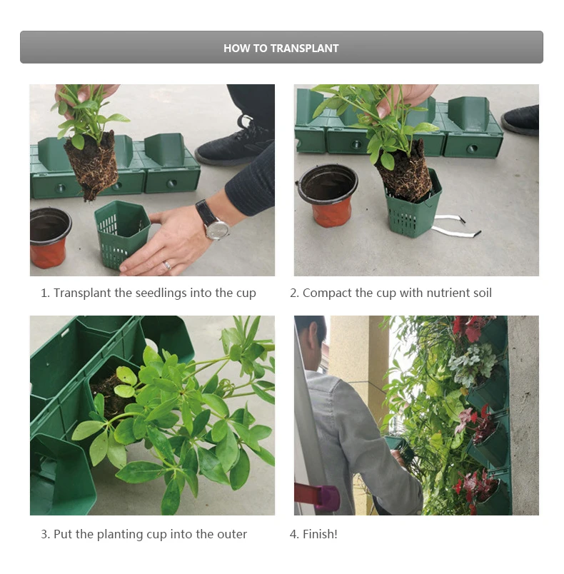 Outdoor Plant Wall Plant Pots Vertical Garden Pots Large Garden Vertic