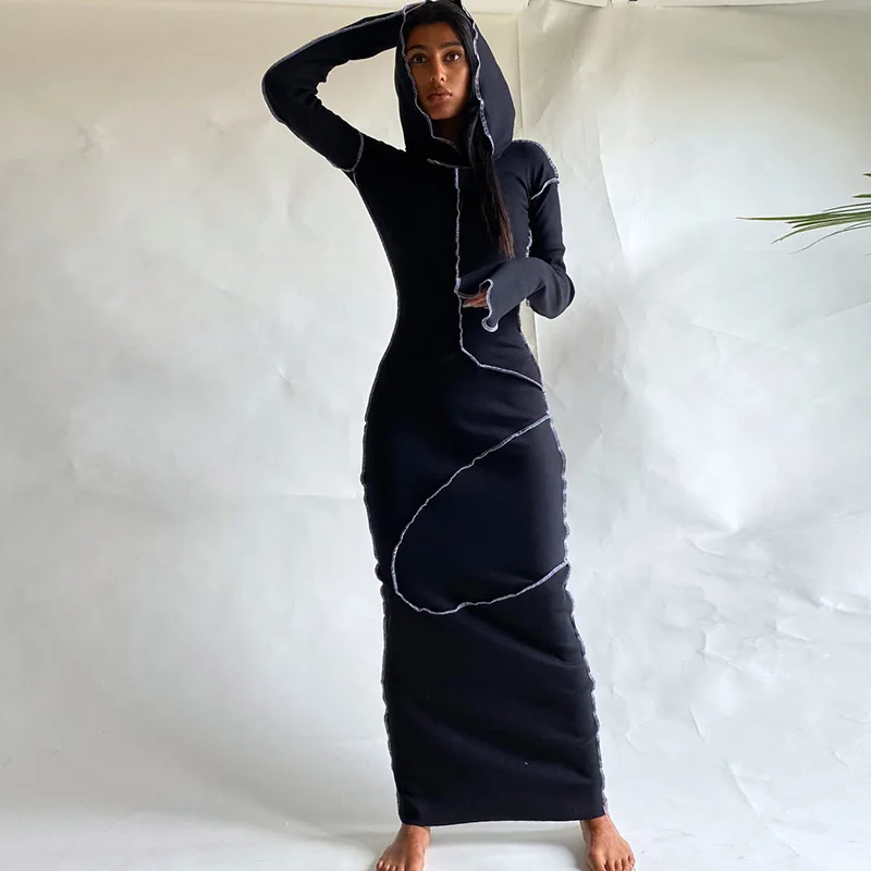 bodycon hooded maxi dress Amazon.com: Legou Women's Bodycon Hooded Maxi Dress Double Slit Sleeveless Long  Dress Army Green S : Clothing, Shoes & Jewelry
