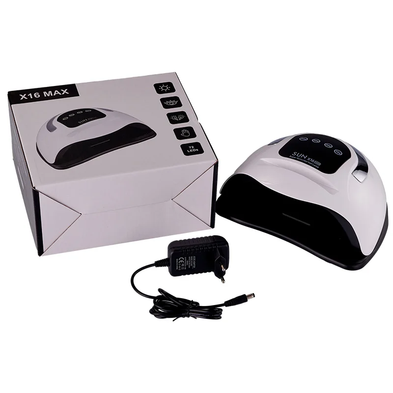 New Style SUN X16 MAX LED Nail Lamp for Drying All Nail Gel Polish With Large LCD Touch Smart Sensor Nail Dryer Manicure Sharon