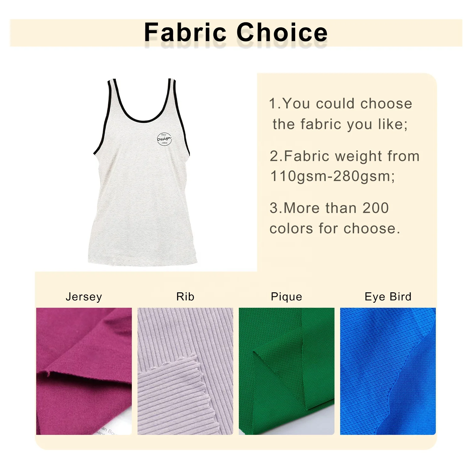 Wholesale Contrast Brim Men’s Tank Top Blank Sleeveless Jogging Wear Men Tank Top Active Tank Top for Men