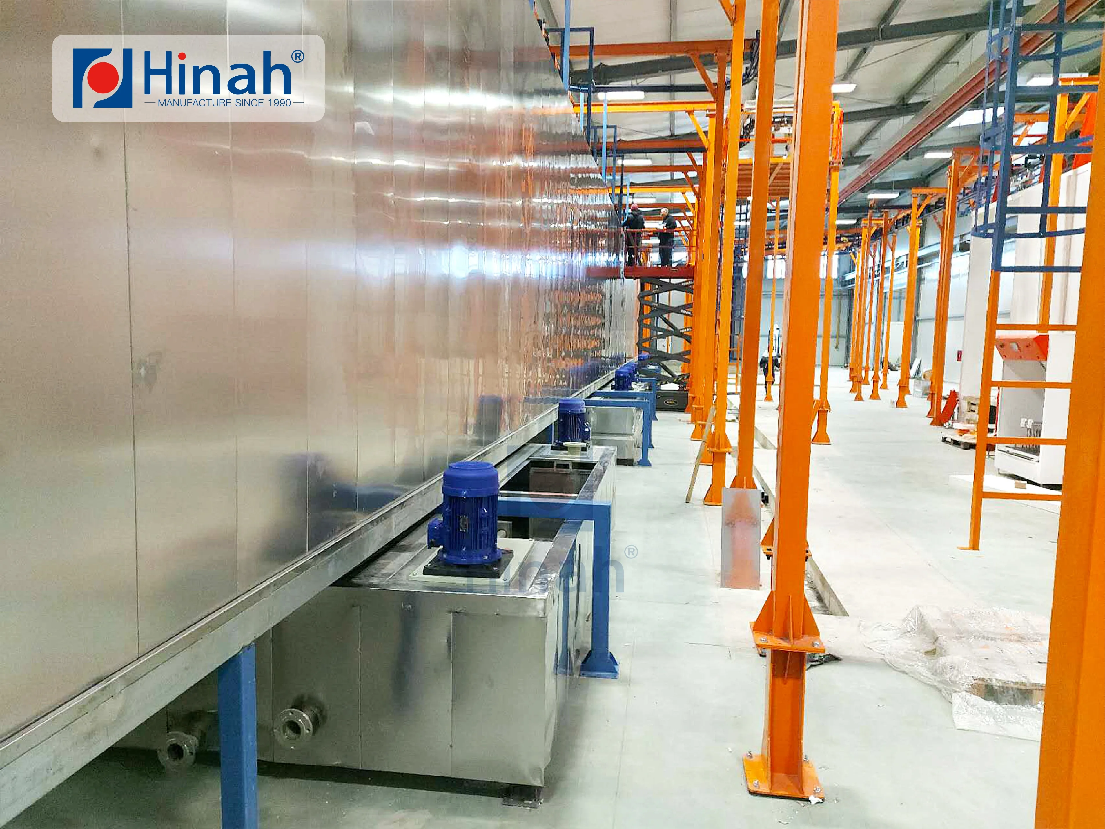 Automatic Powder Coating Equipment with Cyclone Powder Coating Booth
