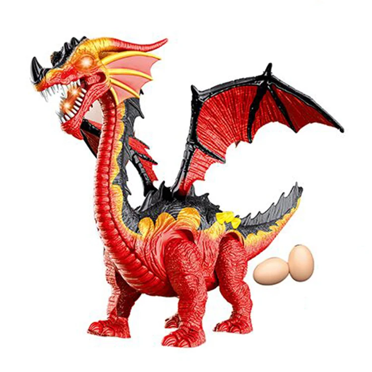 3D Walking Unicorn Dragon Electric Dinosaur Model Toys With Sound Kids Creative Toy